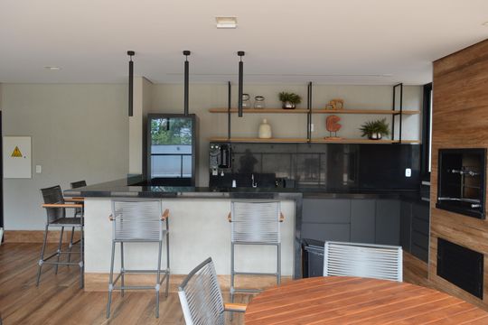 Área comum - Churrasqueira de apartamento para alugar com 3 quartos, 133m² em Jardim Nova Alianca, Ribeirão Preto