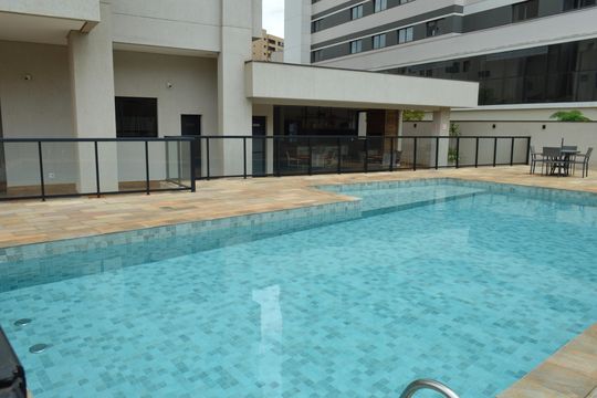 Área comum - Piscina de apartamento para alugar com 3 quartos, 133m² em Jardim Nova Alianca, Ribeirão Preto