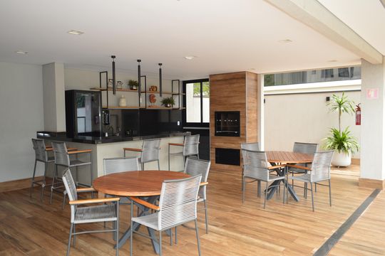Área comum - Churrasqueira de apartamento para alugar com 3 quartos, 133m² em Jardim Nova Alianca, Ribeirão Preto