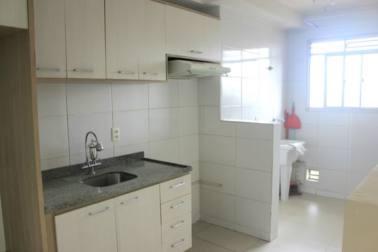 Cozinha de apartamento à venda com 2 quartos, 59m² em Jardim Sao Ricardo, Guarulhos