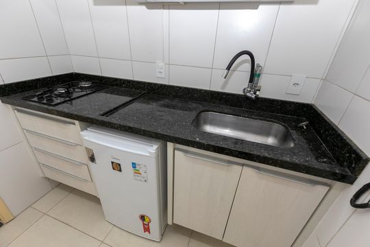 COZINHA de kitnet/studio para alugar com 1 quarto, 32m² em Bosque, Campinas