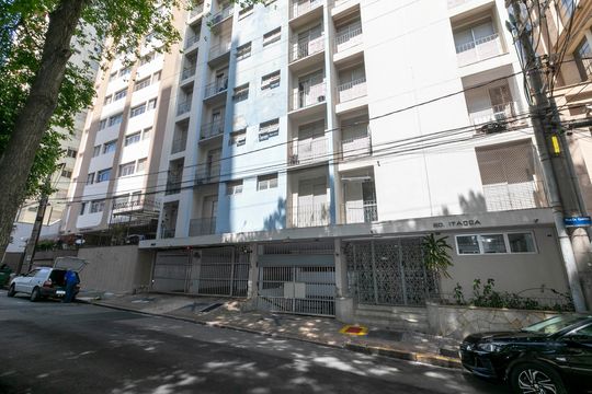 FACHADA DO PRÉDIO de kitnet/studio para alugar com 1 quarto, 32m² em Bosque, Campinas