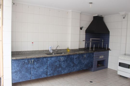 Área comum - Churrasqueira de apartamento para alugar com 3 quartos, 94m² em Santa Paula, São Caetano do Sul
