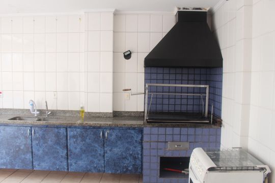 Área comum - Churrasqueira de apartamento para alugar com 3 quartos, 94m² em Santa Paula, São Caetano do Sul