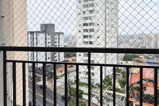 Varanda da Sala de apartamento à venda com 2 quartos, 50m² em Baeta Neves, São Bernardo do Campo
