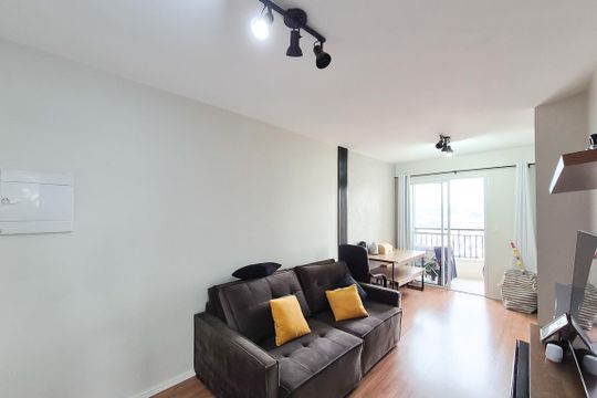 Sala de apartamento à venda com 2 quartos, 50m² em Baeta Neves, São Bernardo do Campo