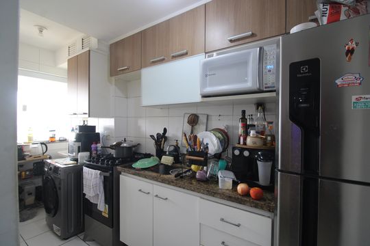 Cozinha de apartamento à venda com 3 quartos, 75m² em Barra da Tijuca, Rio de Janeiro