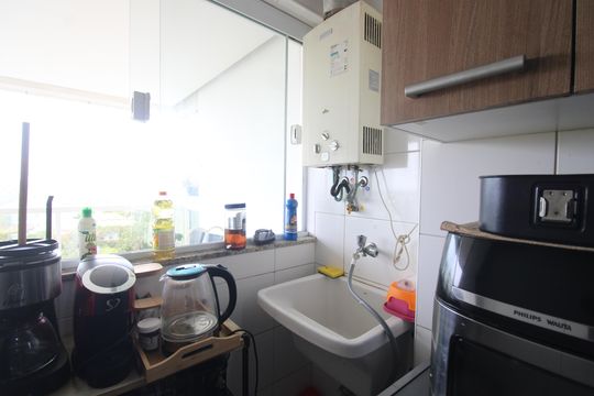Área de serviço de apartamento à venda com 3 quartos, 75m² em Barra da Tijuca, Rio de Janeiro