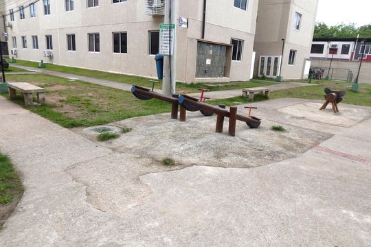 Área comum - Playground de apartamento para alugar com 2 quartos, 45m² em Guaratiba, Rio de Janeiro