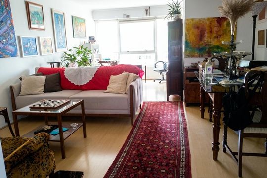 Sala de apartamento para alugar com 3 quartos, 116m² em Itaim Bibi, São Paulo