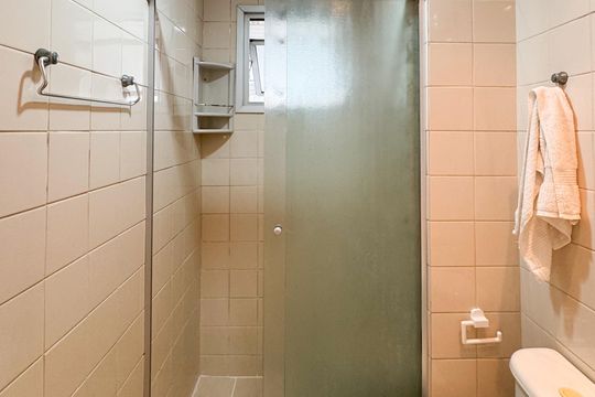 Banheiro Social de apartamento à venda com 2 quartos, 34m² em Assunção, São Bernardo do Campo