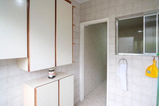 Área de serviço de apartamento para alugar com 2 quartos, 65m² em Vila Antonieta, São Bernardo do Campo