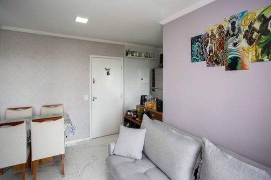 Sala de apartamento para alugar com 2 quartos, 44m² em Jardim Campanario, Diadema
