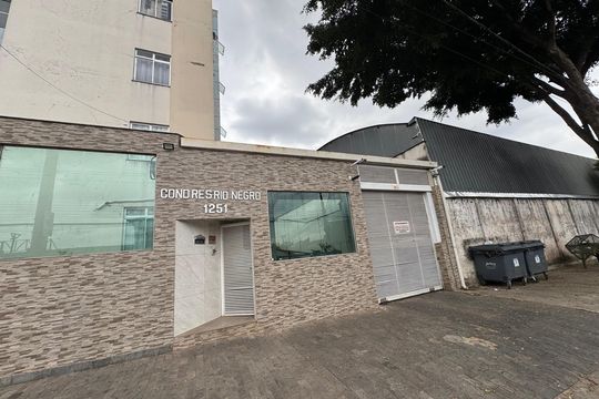 Fachada do bloco de apartamento à venda com 2 quartos, 50m² em Riacho das Pedras, Contagem