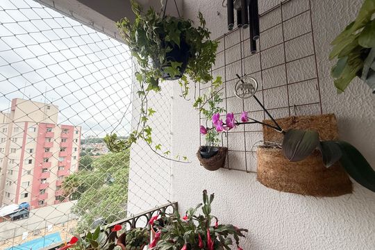 Varanda de apartamento à venda com 3 quartos, 70m² em Vila Mangalot, São Paulo