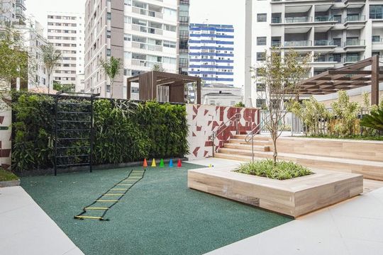 Área comum de kitnet/studio para alugar com 1 quarto, 28m² em Sumarezinho, São Paulo