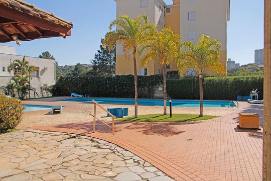 Área comum - Piscina de apartamento para alugar com 2 quartos, 60m² em Dos Ortizes, Valinhos