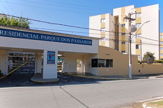 Fachada do bloco de apartamento para alugar com 2 quartos, 60m² em Dos Ortizes, Valinhos