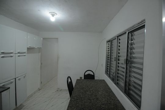 Cozinha e Área de Serviço de casa de condomínio para alugar com 1 quarto, 55m² em Rádio Clube, Santos