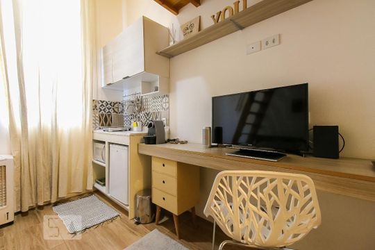 Sala de apartamento para alugar com 1 quarto, 30m² em Vila Gertrudes, São Paulo