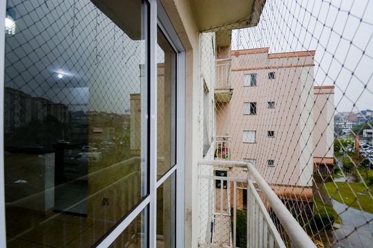 Varanda da Sala de apartamento à venda com 2 quartos, 46m² em Jardim Guilhermino, Guarulhos