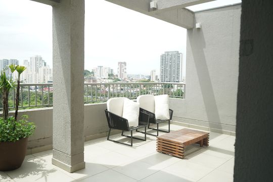 Área comum de kitnet/studio para alugar com 1 quarto, 25m² em Penha de França, São Paulo