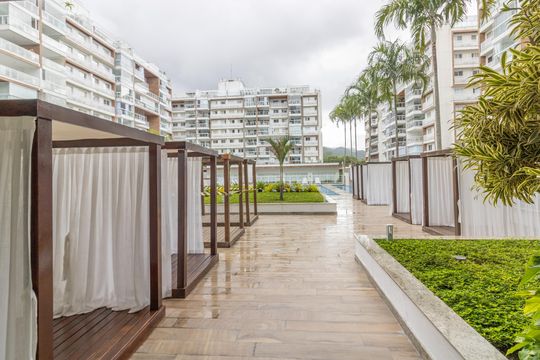 Área comum de apartamento para alugar com 3 quartos, 142m² em Recreio dos Bandeirantes, Rio de Janeiro