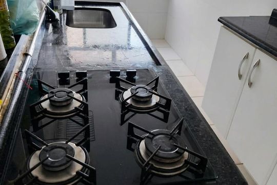 Cozinha de apartamento para alugar com 2 quartos, 50m² em Parque Munhoz, São Paulo