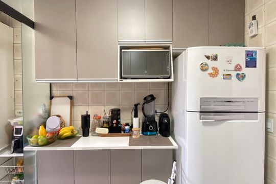 Cozinha - Área de Serviço de apartamento à venda com 2 quartos, 72m² em Jardim Adriana, Osasco