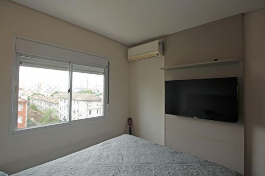 Suite de apartamento para alugar com 2 quartos, 63m² em Macuco, Santos
