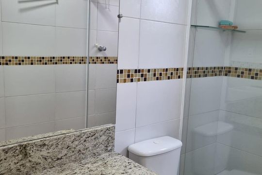 Banheiro 1 de apartamento à venda com 2 quartos, 119m² em Centro, Santo André