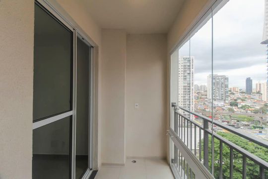Varanda da Sala de apartamento para alugar com 2 quartos, 41m² em Vila Prudente, São Paulo