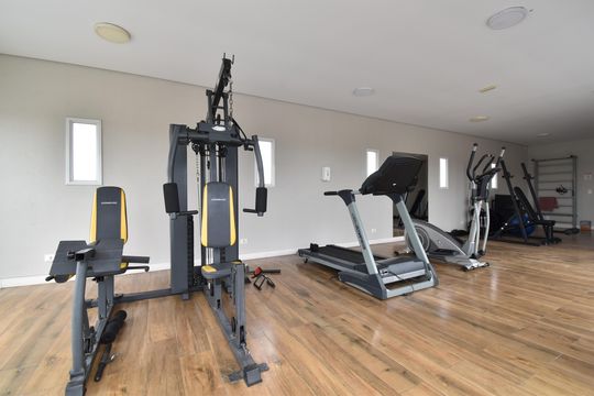 Área comum - Academia de kitnet/studio para alugar com 1 quarto, 21m² em Rebouças, Curitiba