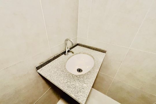 Banheiro de apartamento para alugar com 1 quarto, 21m² em Vila Uniao(zona Leste), São Paulo