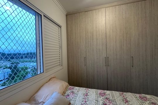 Suíte 2 de apartamento para alugar com 3 quartos, 107m² em Alphaville, Barueri