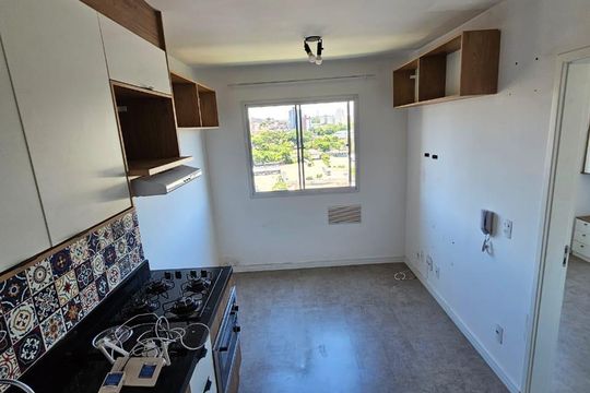 Cozinha de apartamento à venda com 1 quarto, 24m² em Vila Nova das Belezas, São Paulo