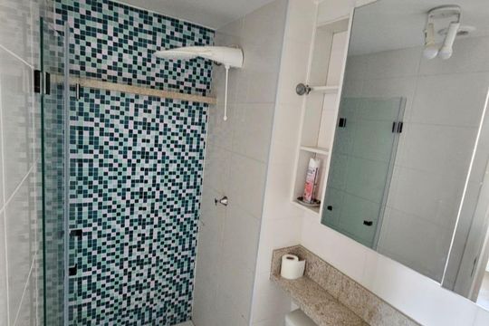 Banheiro de apartamento à venda com 1 quarto, 24m² em Vila Nova das Belezas, São Paulo