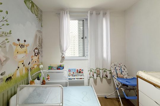 Quarto de apartamento para alugar com 2 quartos, 44m² em Jardim Iris, São Paulo