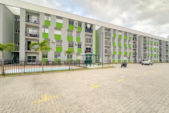 Área comum de apartamento para alugar com 1 quarto, 37m² em São Sebastiao, Palhoça