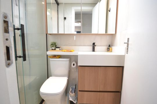 Banheiro de apartamento para alugar com 2 quartos, 49m² em Jardim Celeste, São Paulo