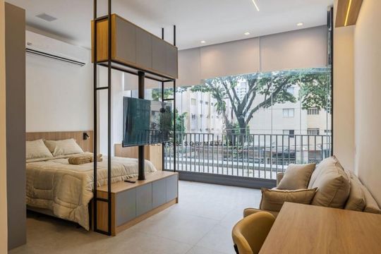 Apartamento à venda com 1 quarto, 37m² em Santo Amaro, São Paulo