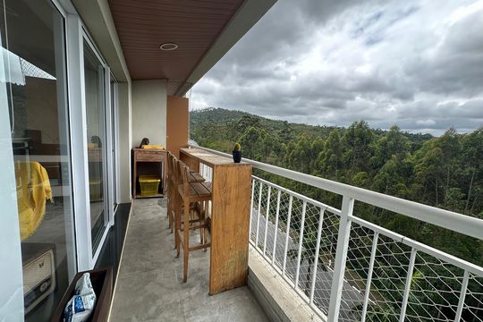 Sacada de apartamento para alugar com 1 quarto, 50m² em Centro Empresarial Tamboré, Santana de Parnaíba
