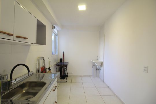 Cozinha de apartamento à venda com 2 quartos, 70m² em Taquara, Rio de Janeiro