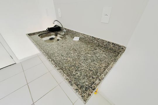 Cozinha de apartamento para alugar com 2 quartos, 35m² em Vila Ré, São Paulo