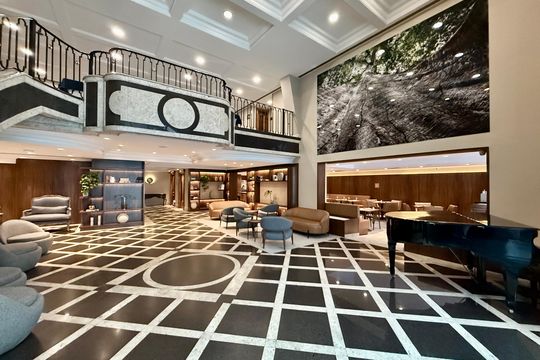 Hall Social Bloco de apartamento à venda com 1 quarto, 45m² em Cidade Monções, São Paulo