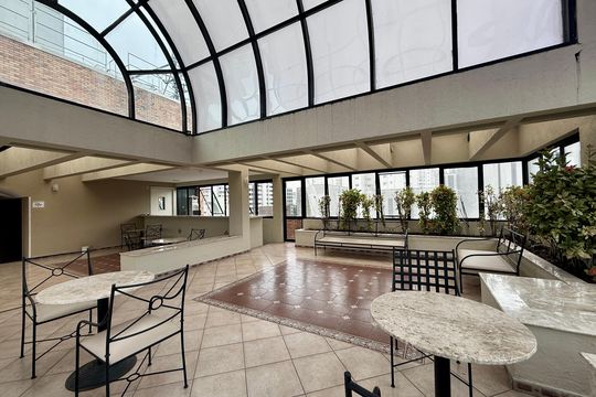Área comum de apartamento à venda com 1 quarto, 45m² em Cidade Monções, São Paulo