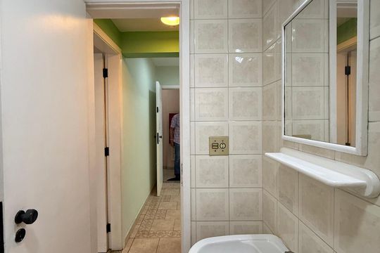 Banheiro de apartamento para alugar com 1 quarto, 40m² em Santa Cecilia, São Paulo