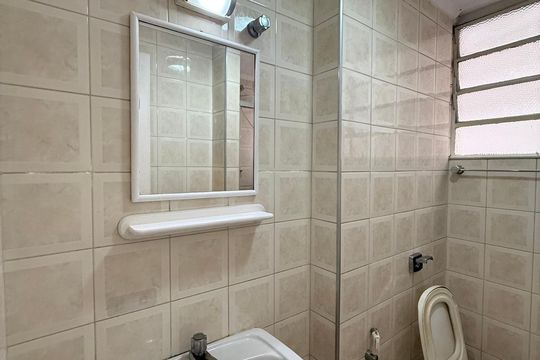 Banheiro de apartamento para alugar com 1 quarto, 40m² em Santa Cecilia, São Paulo