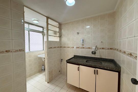Cozinha de apartamento para alugar com 1 quarto, 40m² em Santa Cecilia, São Paulo