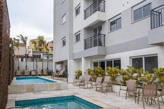 Área externa de apartamento à venda com 2 quartos, 38m² em Jardim Analia Franco, São Paulo